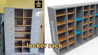 locker rack making for gym laminated wooden locker [upl. by Einnos]