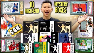 I OPENED 10 DIFFERENT HIGHEND MYSTERY BOXES FOR AN EPIC “CHASE CARD” HUNT 5000 😱🔥 [upl. by Ailegave]