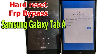 Hard Reset and Bypass FRP Google Account Samsung Galaxy Tab A 80 2017 [upl. by Hollander]