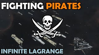 Fighting Pirates in Infinite Lagrange  Infinite Lagrange Gameplay [upl. by Ellard]