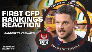 Biggest TAKEAWAYS from the first College Football Playoff Rankings 🏈🍿  College Football Live [upl. by Yelraf]