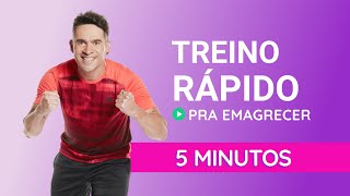 TREINO RÁPIDO PARA EMAGRECER  Exercício em Casa [upl. by Oberheim521]