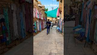 Walking Street Jaisalmer Fort  walkingstreet jaisalmer rajasthan shortvideo shorts viralvideo [upl. by Eivla]