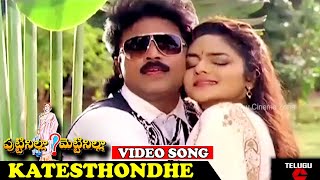 KATESTHONDHE  VIDEO SONG  PUTTINILLA METTINILLA  BHANU CHANDER  MADHUBALA  TELUGU CINEMA ZONE [upl. by Lertsek41]