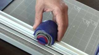 How to Replace Cartridge on XACTO Rotary Trimmer [upl. by Penny124]