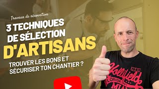 3 techniques de sélection dartisan pour les travaux de rénovation locative [upl. by Dnyletak]