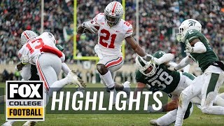 Ohio State vs Michigan State  FOX COLLEGE FOOTBALL HIGHLIGHTS [upl. by Siloum]