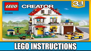 LEGO Instructions Creator 31069 Modular Family Villa [upl. by Odel85]