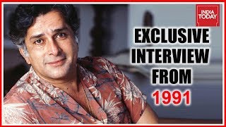 Shashi Kapoor Exclusive Interview To India Today From 1991 [upl. by Kelton]