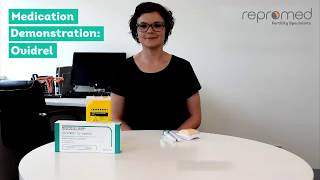 Ovidrel Medication Demonstration [upl. by Stalk]