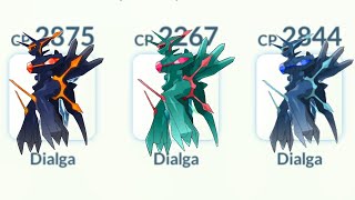 😱original forms of dialga battle in pokemon go ✨shiny dialga special move roar of time viralvideo [upl. by Eelame]