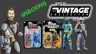 Star Wars Vintage Collection Boba Fett Kenner Deco amp Comic Art Unboxing amp Review LONG LIVE REPAINTS [upl. by Porche271]