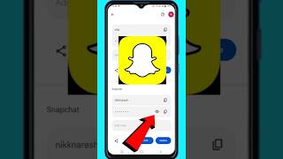 How To Know Snapchat Account Password  Snapchat Id ka Password Kaise Pata Kare snapchat shorts [upl. by Colbert]