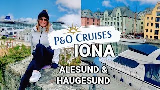 NORWEGIAN FJORDS ONBOARD IONA WITH PampO CRUISES INCLUDING A SHIP TOUR [upl. by Salhcin309]