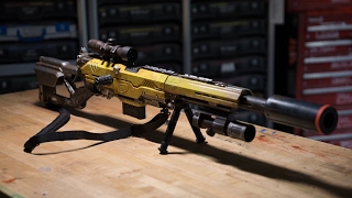 Adam Savages One Day Builds Custom NERF Rifle [upl. by Emolas264]