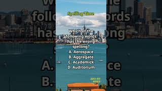 Spelling Time 500 spelling englishlearning englishvocabulary questions quiz [upl. by Marr]