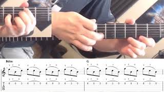 FingerTapping Triad Arpeggio Changes Using Inversions Guitar Lesson Preview [upl. by Eilime993]