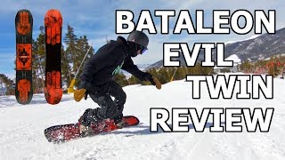 Bataleon Evil Twin Snowboard Review [upl. by Atekahs]