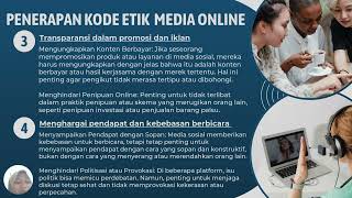 MEMAHAMI KODE ETIK MEDIA ONLINE [upl. by Duax]