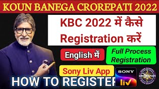 KBC Registration कैसे करें  Kbc 2022 Registration Full Process  Kbc Season 14  Live ProofEnglish [upl. by Dhumma]