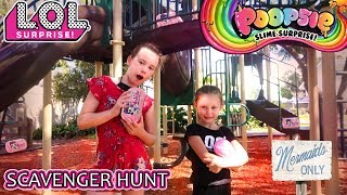 LOL Surprise Under Wraps Poopsie Slime Surprise Scavenger Hunt Series 4 LOL Dolls Park Playground [upl. by Horter]