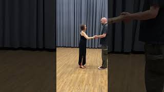 Hustle beginner lesson Underarm Turn Left  lead 2 Bloomington MN Ballroom amp Latin Dance Club [upl. by Oliviero907]