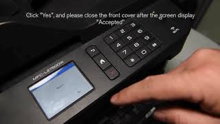 TN 760 toner reset for touch screen [upl. by Aixela463]