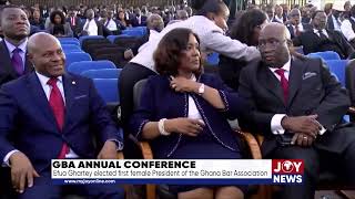 GBA annual conference Efua Ghartey elected first female President of the Ghana Bar Association [upl. by Oiramd]