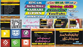 1507g New Software 2024 HEVC 265 With NASHARE amp GPRS Option 1506 1506g gprs nashare ecast [upl. by Nosrak]