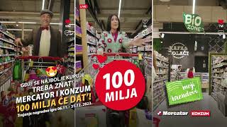 Gdje se najbolje kupuje treba znat Mercator i Konzum 100 milja će dat 61131122023 [upl. by Weber]