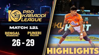 Puneri Paltan end Kolkata Leg with a win Over Hosts  PKL 10 Highlights Match 121 [upl. by Bancroft668]