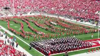 OSUMB and Alumni Band Complete Halftime One More Time 9 22 2012 OSU vs UAB [upl. by Sucramal]