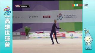 Anna Bessonova Hoop The World Games 2009 Kaohsiung 720p [upl. by Gusba]