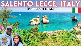 Most Beautiful Beaches in ITALY  Salento Puglia Lecce Italy  Torre DellOrso 🇮🇹 [upl. by Yeldahc899]