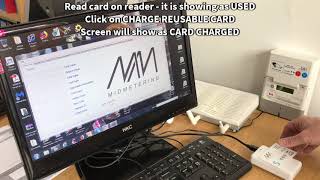 Emlite prepayment meter card recharging software [upl. by Airec727]