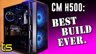 BEST BUILD EVER Cooler Master H500 is spacious [upl. by Pucida]