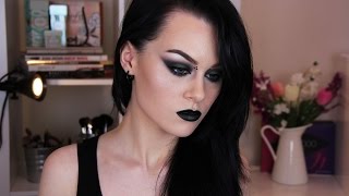 Serpentine Queen  Black amp Green Makeup Tutorial [upl. by Leunam768]