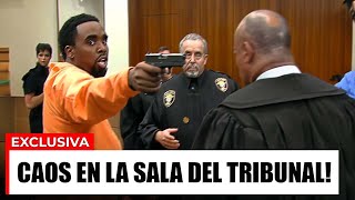 Diddy ATACA Al Juez En El Tribunal [upl. by Llerdnad]