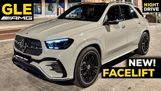 2024 MERCEDES GLE AMG SUV NEW FACELIFT BETTER Than BMW X5 NIGHT POV DRIVE Review [upl. by Castera]