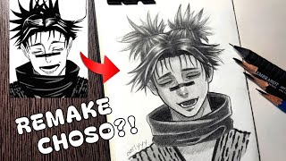 PROSES MENGGAMBAR  CHOSO  JUJUTSU KAISEN [upl. by Petras]