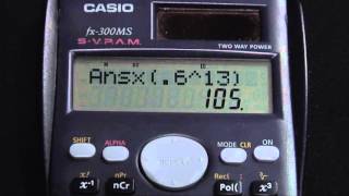 Casio fx300MS Binomial Probability [upl. by Enilec]