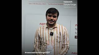 nasscomfutureforge2024  Nitish K Scientist ISRO [upl. by Kenta]