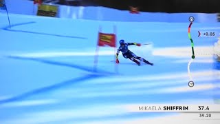 Mikaela Shiffrin  WIN  Giant Slalom  Lienz  RUN 1  2023 [upl. by Mit]