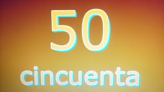 Spanish Numbers  Count to 50  Spanish  Learn Spanish [upl. by Odrahcir]