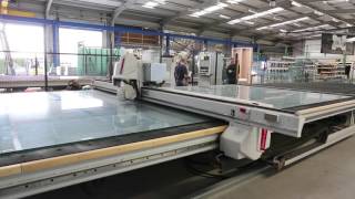 Intermac UK Genius cutting line for Cornwall Glass  Complete System Overview [upl. by Ramar]