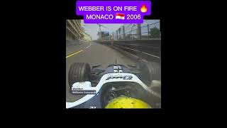 WEBBER ON FIRE 🔥 v8 formula1 f1onboard [upl. by Kotto]