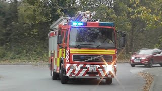 North Wales Fire amp Rescue Service Wrexhams Second pump responding [upl. by Erdeid]