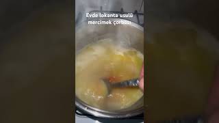 Evde çok kolay mercimek çorbası yemek çorba mutfak mercimekçorbası kolayyemektarifi [upl. by Hebert]