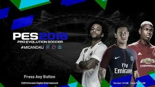 كيفية تحميل باتش 2018 لبيس 2017 Pes 2017 [upl. by Elrebma]