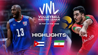 🇨🇺 CUB vs 🇮🇷 IRI  Highlights  Week 1  Mens VNL 2024 [upl. by Auqenehs552]